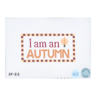 I am an Autumn Needlepoint Canvas