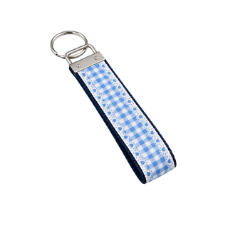 The Gingham Key Fob