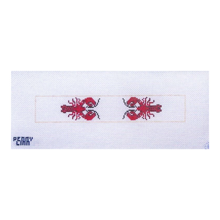 Lobsters Key Fob Needlepoint Canvas