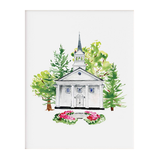 The Chapel in White Sulphur Springs Art Print