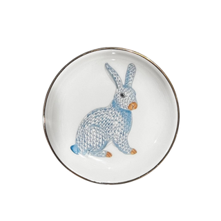 Blue Bunny Coupe Ring Dish