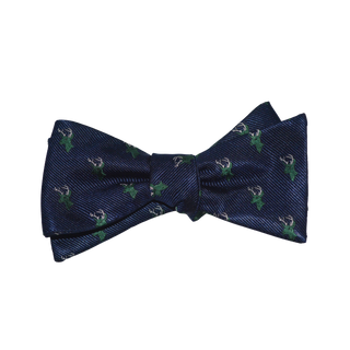Navy Deer Bow Tie