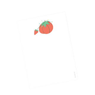 Tomato Pincushion Notepad