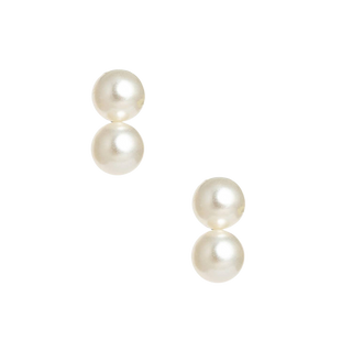 Large Belle Double Pearl Earrings